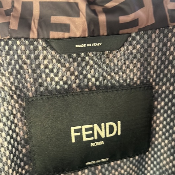 Unisex Authentic Fendi Windbreaker Monogram Jacket - Picture 6 of 8